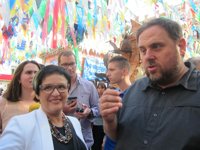 Junqueras agradece el gesto de Artur Mas que "pasará a la historia"