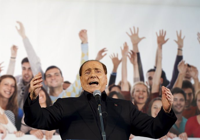 El líder de Foza Italia, Silvio Berlusconi