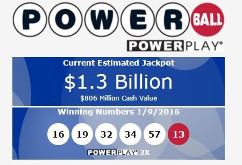 Asciende a casi 1.200 millones el bote de la lotería Powerball en