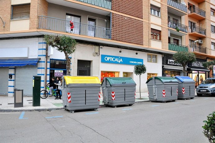 Contenedores en Ejea de los Caballeros