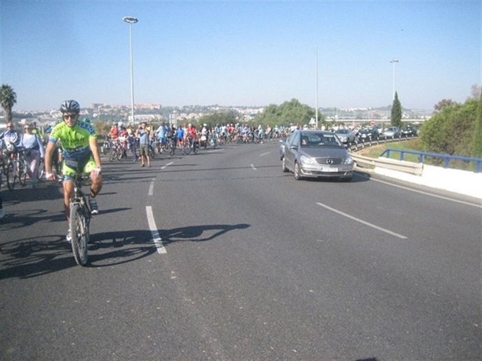 Marcha en bici del pasado 15 de noviembre.