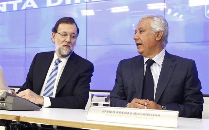Rajoy preside la Junta Directiva Nacional del PP