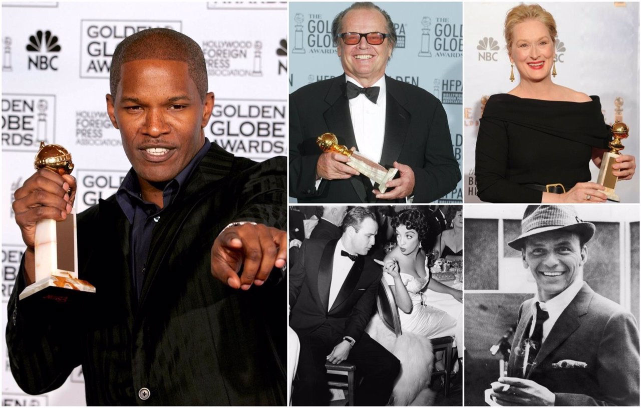 Jamie Foxx, Jack Nicholson, Meryl Streep, Marlon Brando y Frank Sinatra