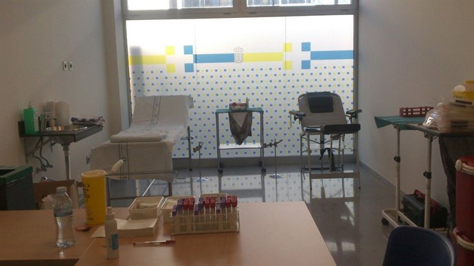 Servicio de donación de sangre del Hospital del Norte