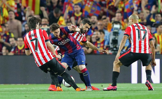 Leo Messi Mikel Rico Balenziaga Beñat Athletic Bilbao Barcelona final Copa Rey