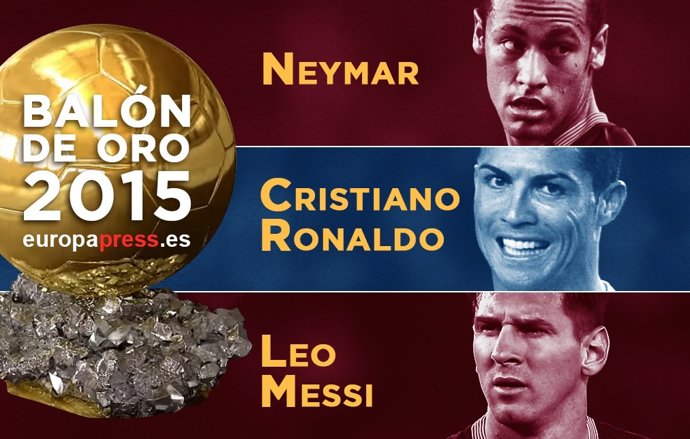 Infografía finalistas Balón de Oro 2015