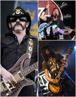 Lemmy Kilmister, Slash y Dave Grohl