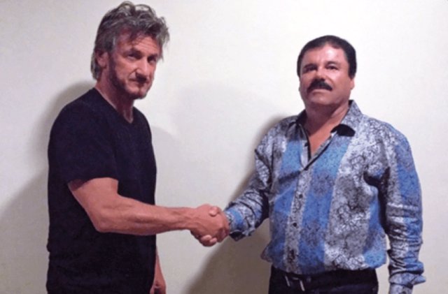 Sean Penn con 'El Chapo' Guzmán