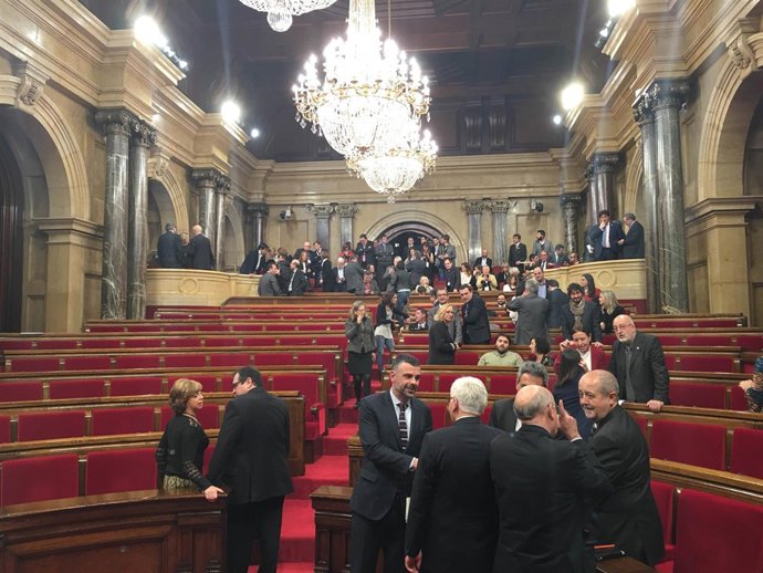 Pleno de investidura del Parlament