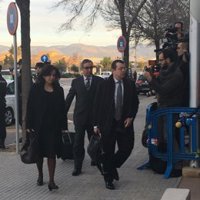 Torres i Tejeiro arriben a la seu del judici pel cas Nóos