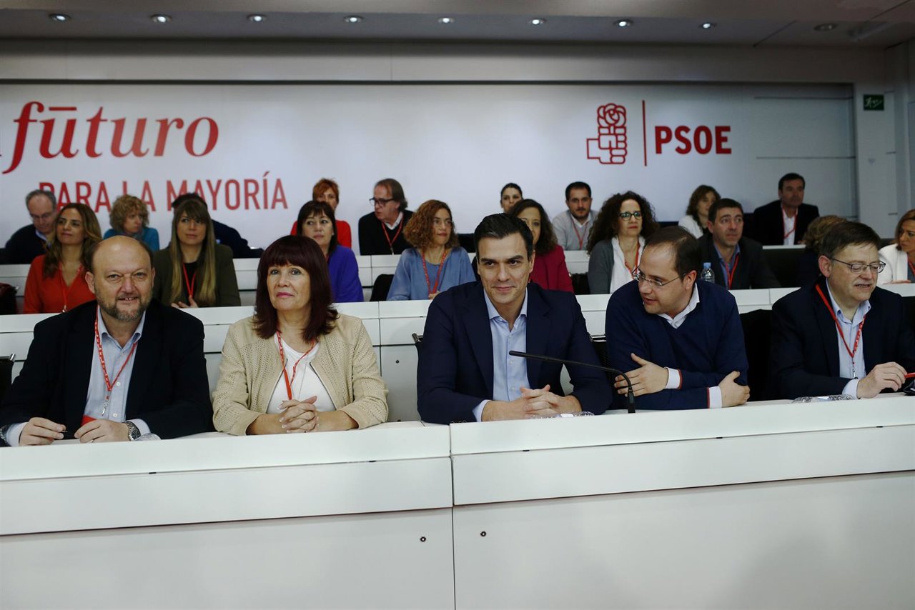 Pedro Sánchez en el Comité Federal del PSOE