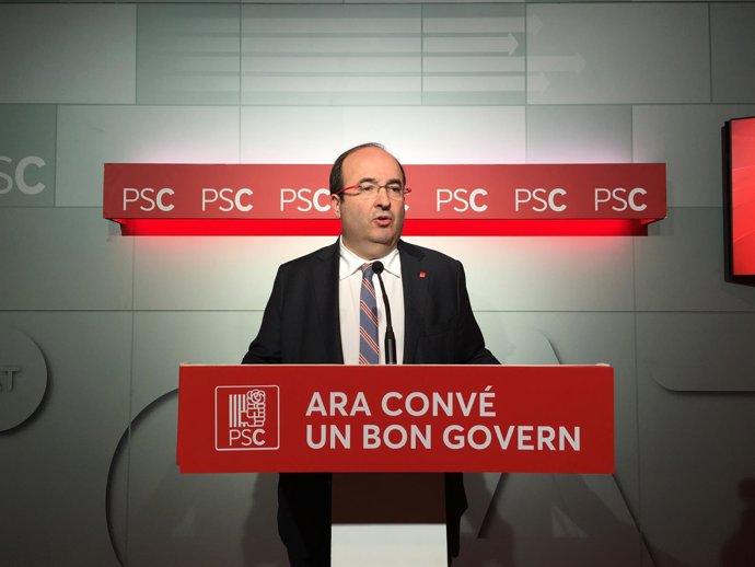 El líder del PSC, Miquel Iceta