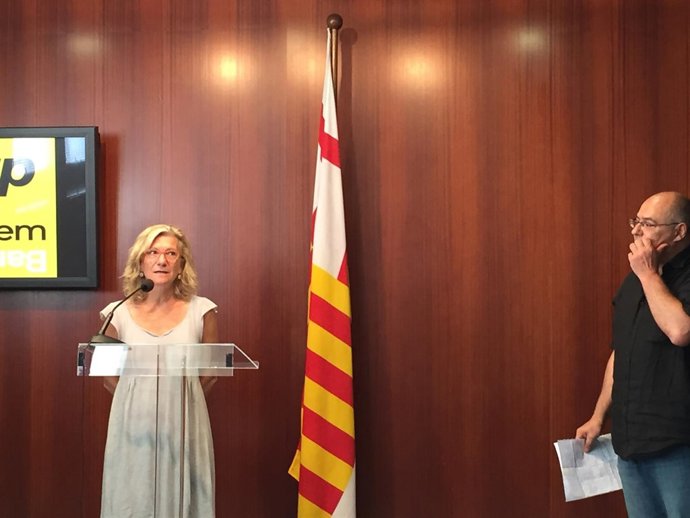 M.J. Lecha y P.Casas, CUP Barcelona