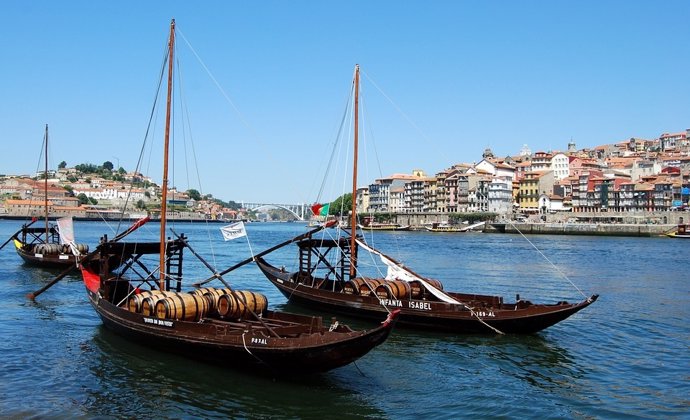 Bahía de Oporto, en Portugal