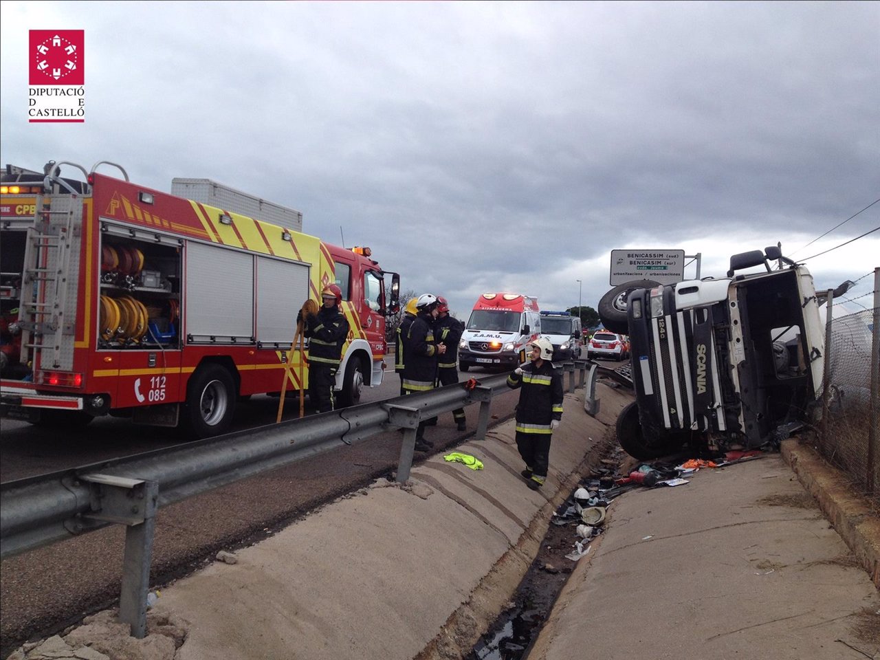 Accidente en Benicàssim