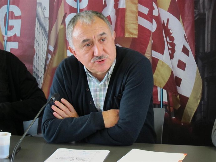 El secretario general de UGT de Catalunya, Josep Maria Álvarez