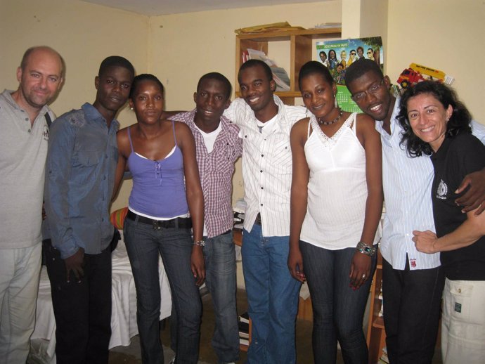 Primeros estudiantes universitarios haitianos becados por Fundación NPH España