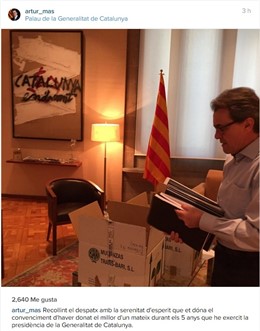 El expresidente de la Generalitat Artur Mas