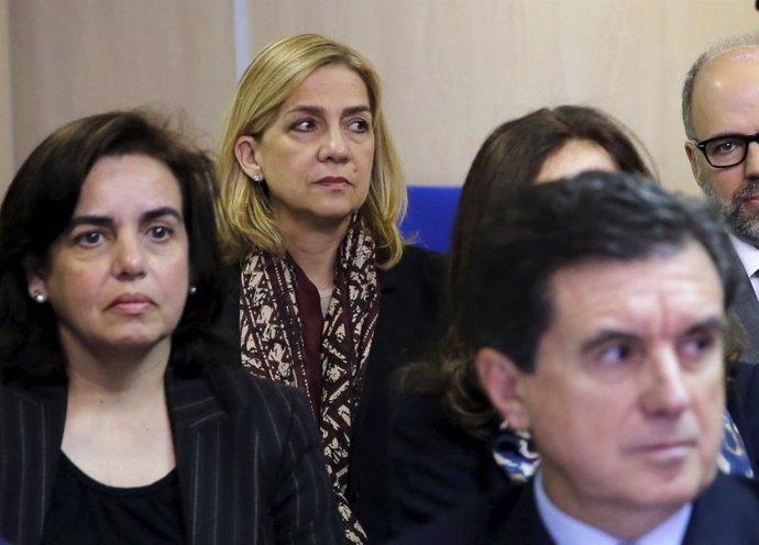 La infanta Cristina en el juicio del caso Nóos 