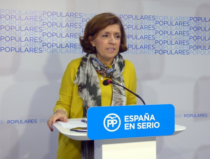 Botella en la sede del PP