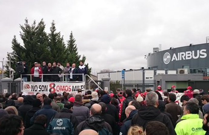 Apoyo a los '8 de Airbus'