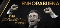 Luis Enrique, mejor entrenador de 2015