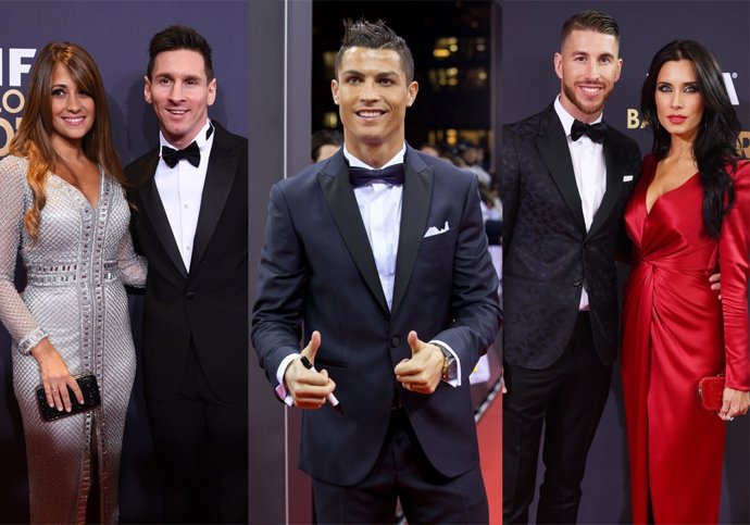 Balón de Oro: Del rojo pasión de Pilar Rubio a la sobriedad de Leo Messi