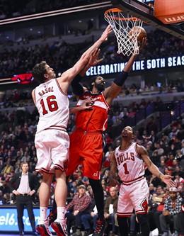 Pau Gasol en el Washington Wizards - Chicago Bulls