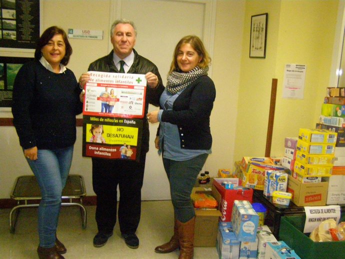 El Sindicato Uso En Cantabria Dona 400 Kilos De Alimentos Al Banco De Alimentos 