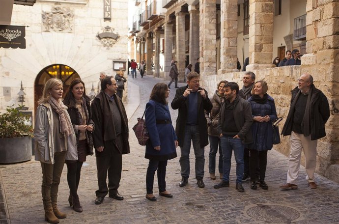 Los miembros del Consell en Morella