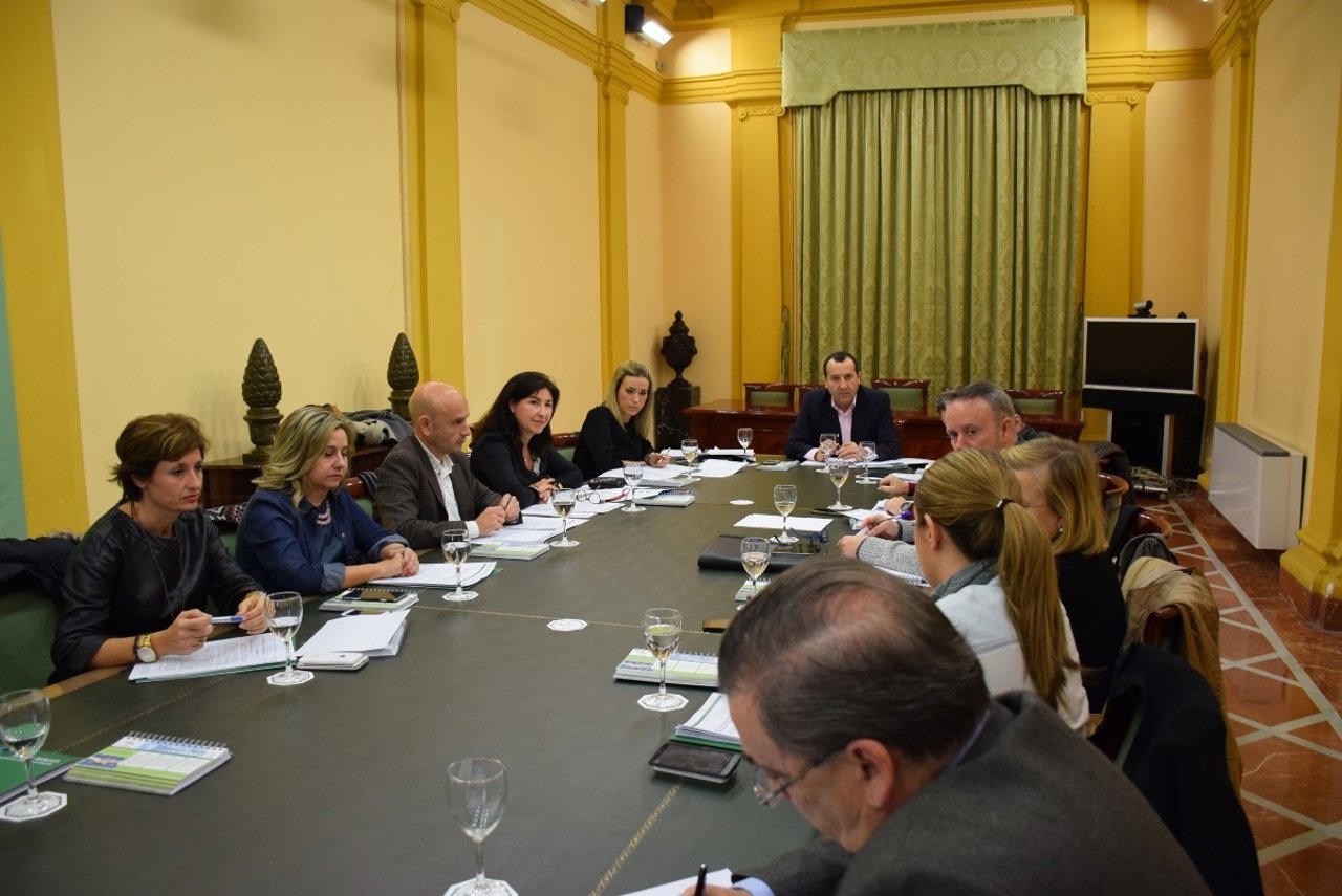 Reunión de cordinación de delegados de la Junta de Málaga
