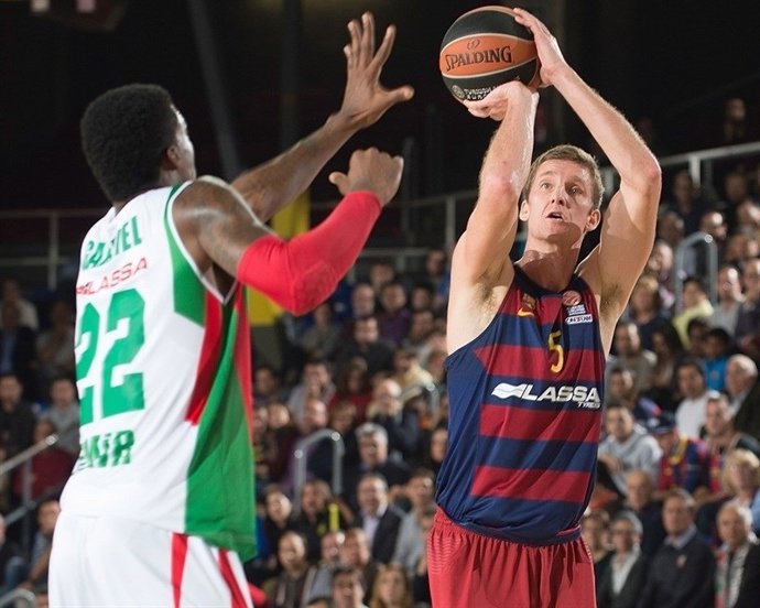 FC Barcelona Lassa- Pinar Karsiyaka Izmir, Justin Doellman. 