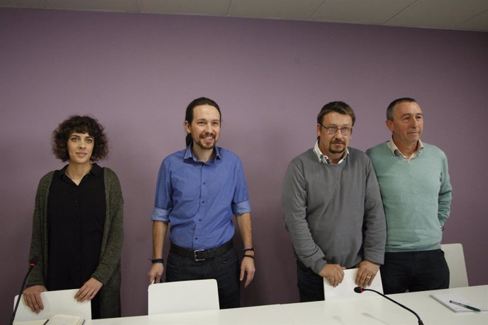 Pablo Iglesias se reúne con En Comú Podem, Compromís es el moment y En Marea