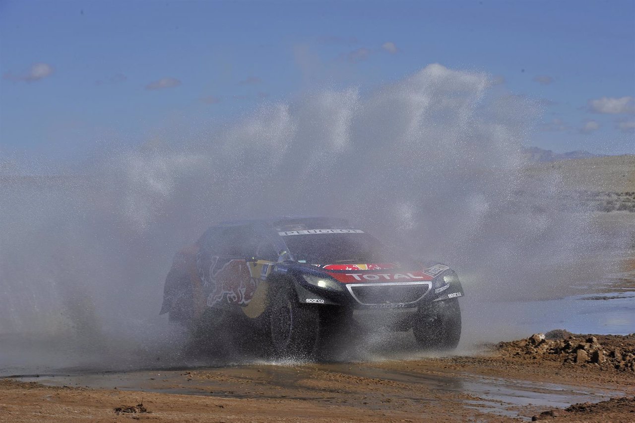 Carlos Sainz en el Rally Dakar