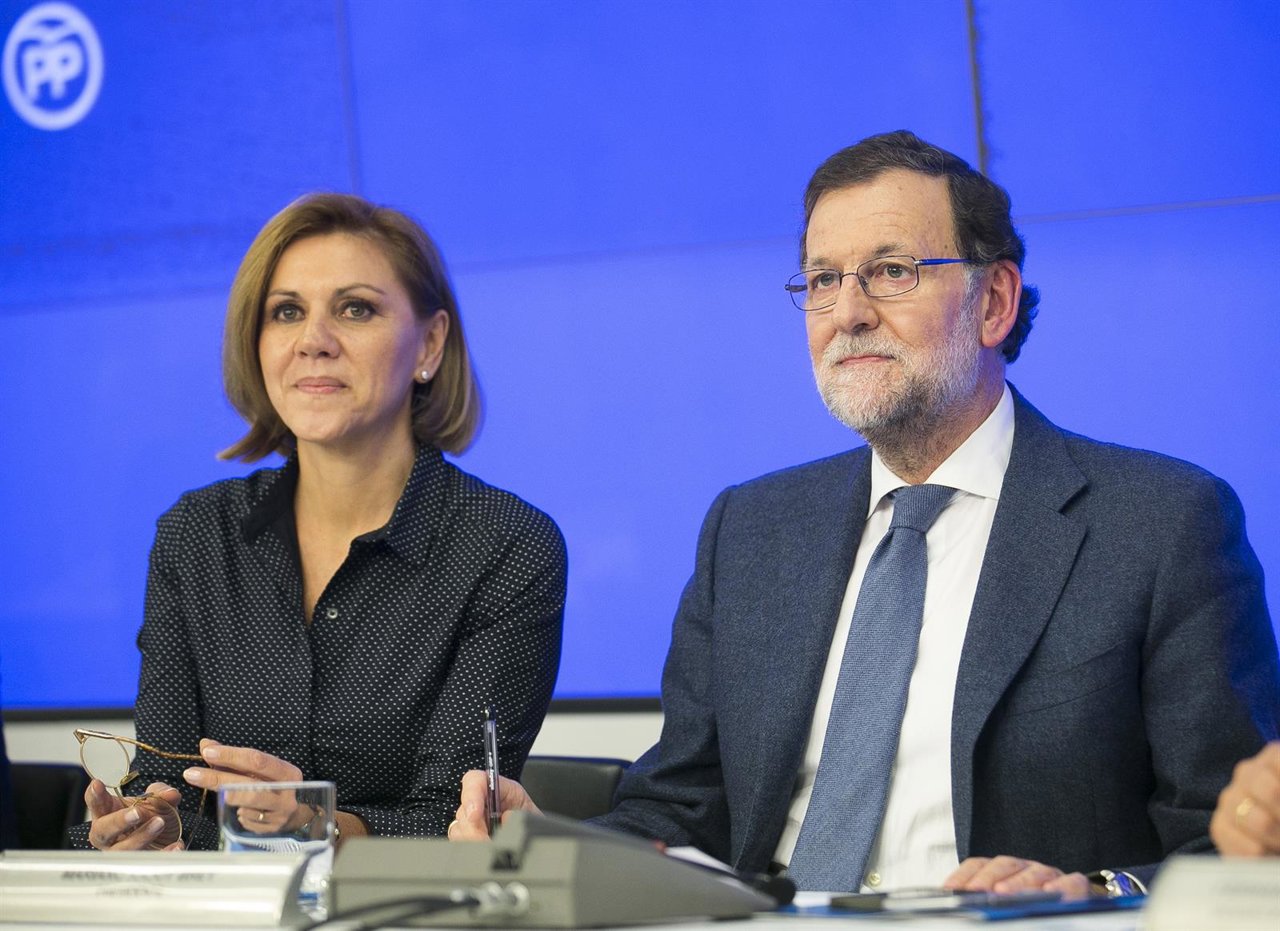 Rajoy preside la Junta Directiva Nacional del PP