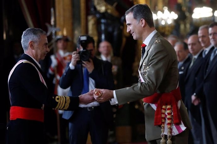 Rey Felipe VI, Letizia Ortiz, Pedro Morenés, Mariano Rajoy, Pascua Militar 2016 