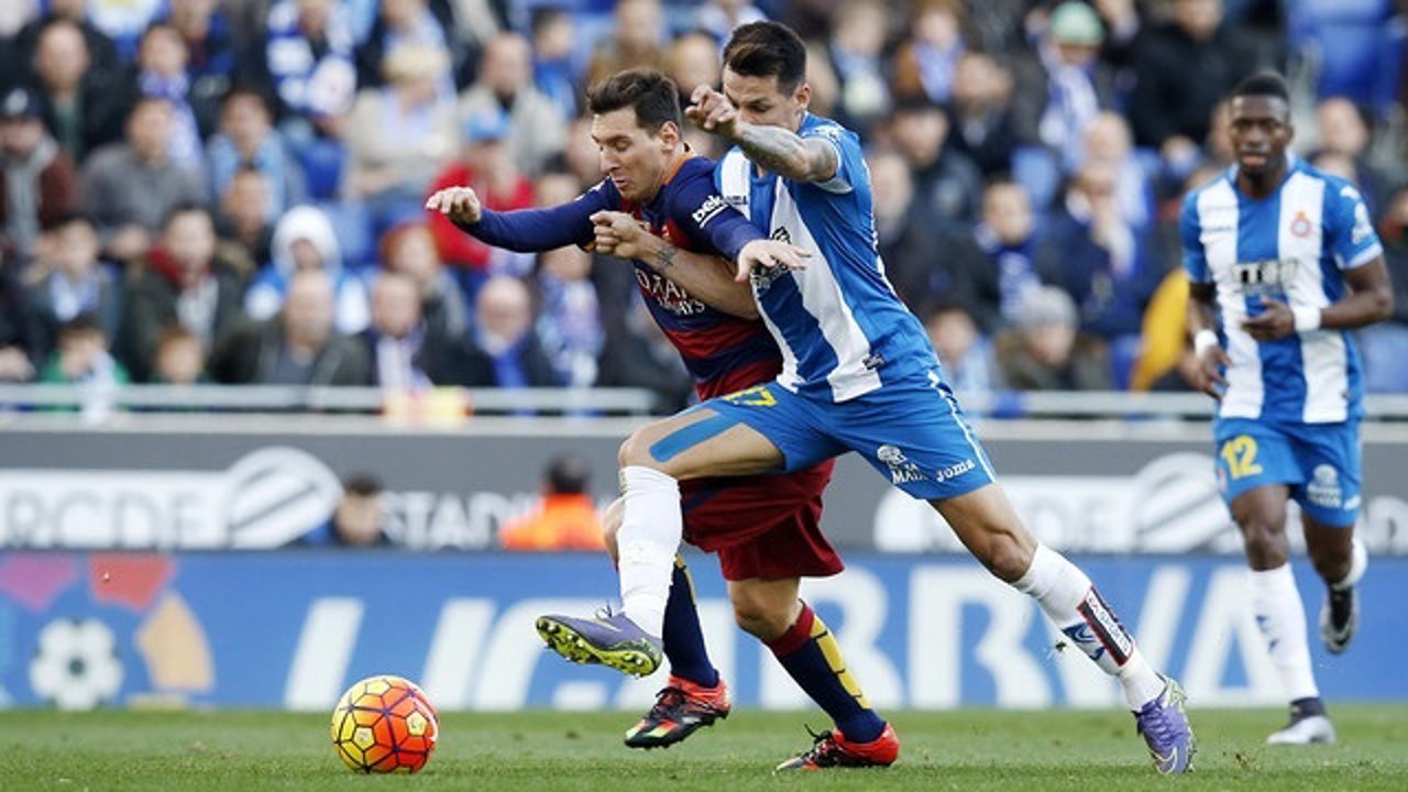 Messi en el Espanyol - Barcelona