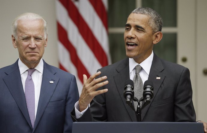 Barack Obama y Joe Biden 
