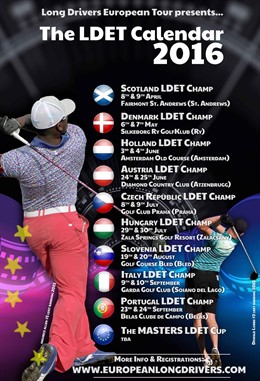 Calendario del Long Drive de golf