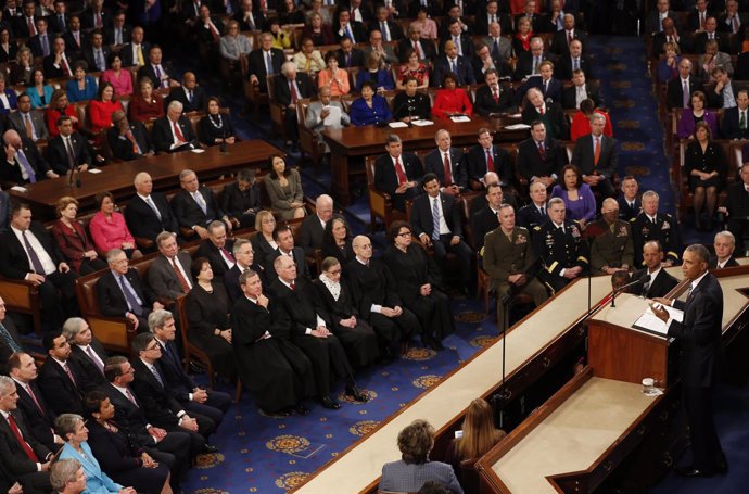 Obama en el discurso del Estado de la Unión