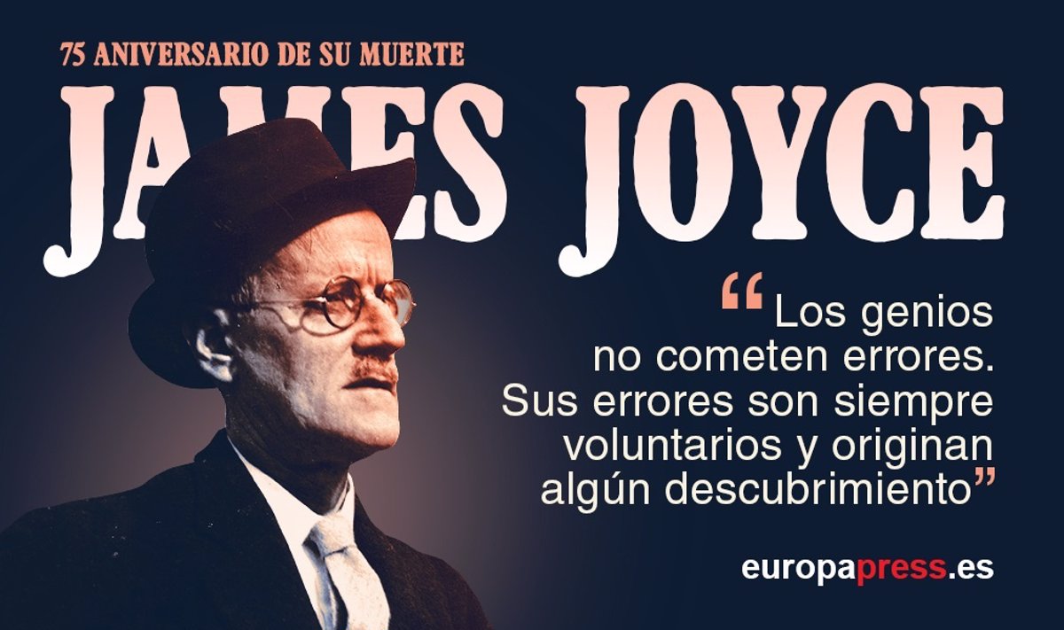 75 años de la muerte de James Joyce: Sus 10 frases imprescindibles