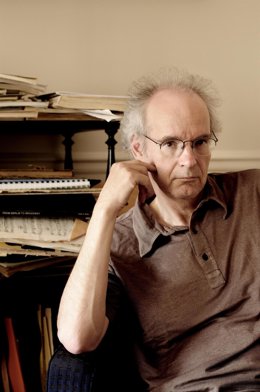 Fotografía de Philippe Lebruman del investigador francés Michel Chion