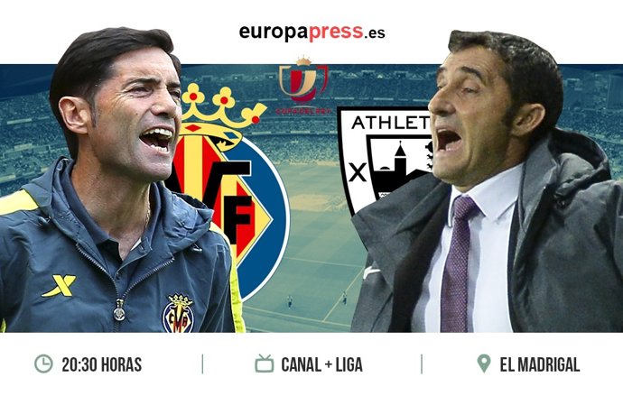 Horario y dónde televisan el Villarreal - Athletic de Copa del Rey