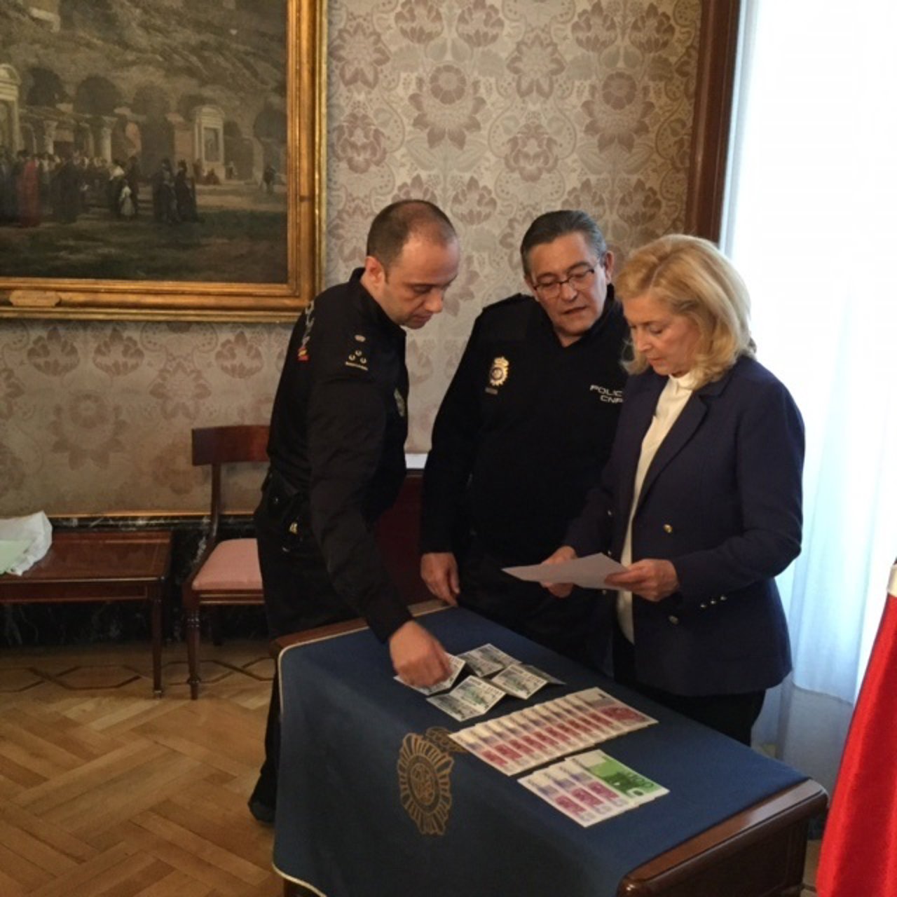 Concepción Dancausa y la Jefatura Superior de Policía