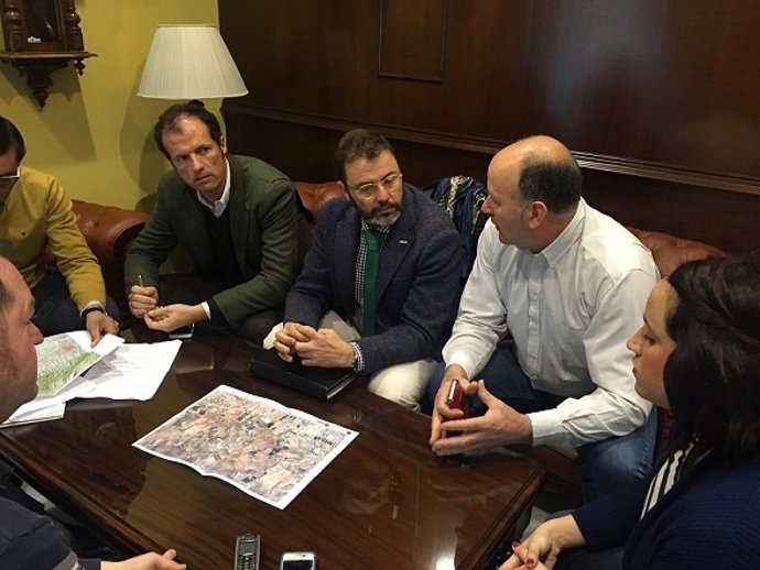 Reunión sobre el carril bici de Andújar con el Parque Natural