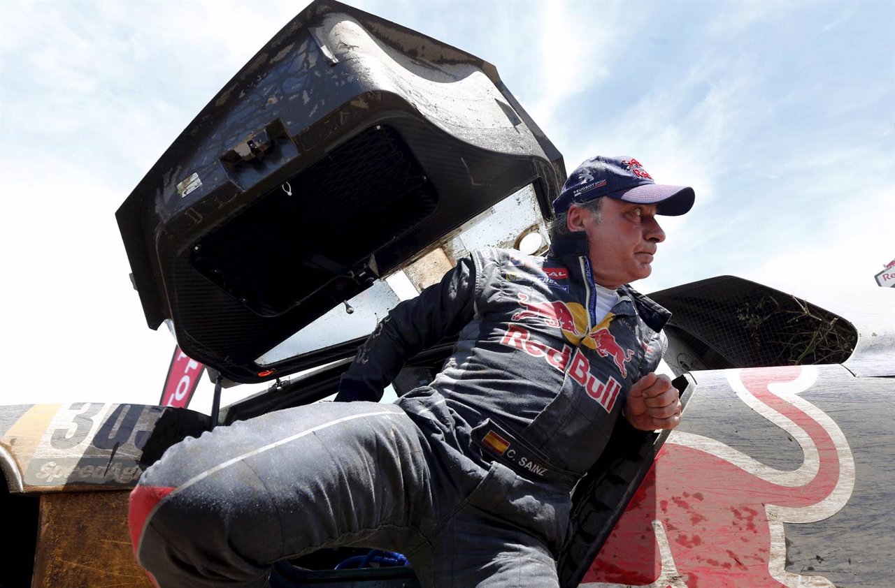 Carlos Sainz en el Dakar 2016