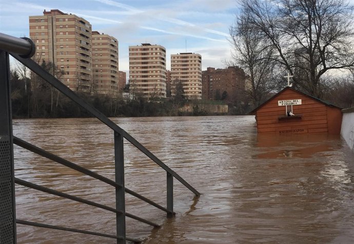 Crecida del río Pisuerga. Enero de 2016