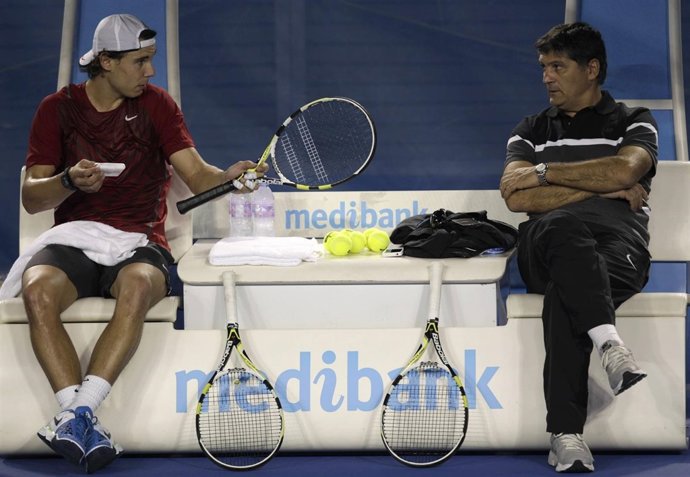 Rafa Nadal y Toni Nadal 