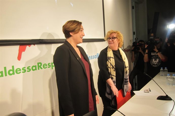 La alcaldesa de Barcelona, Ada Colau