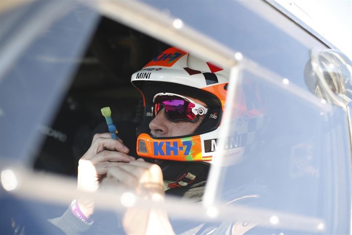 Joan Nani Roma en una etapa del Dakar 2016